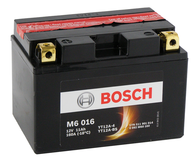 Аккумулятор Bosch Moto 0092M60160
