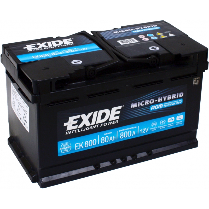 Аккумулятор Exide AGM EK800