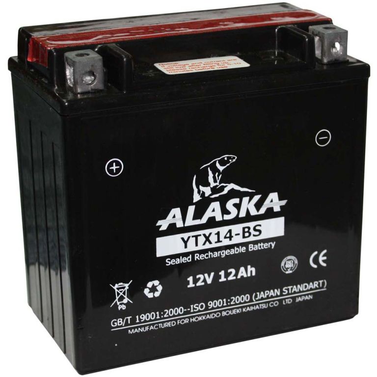 Аккумулятор Alaska YTX14-BS