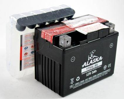 Аккумулятор Alaska YTX4L-BS